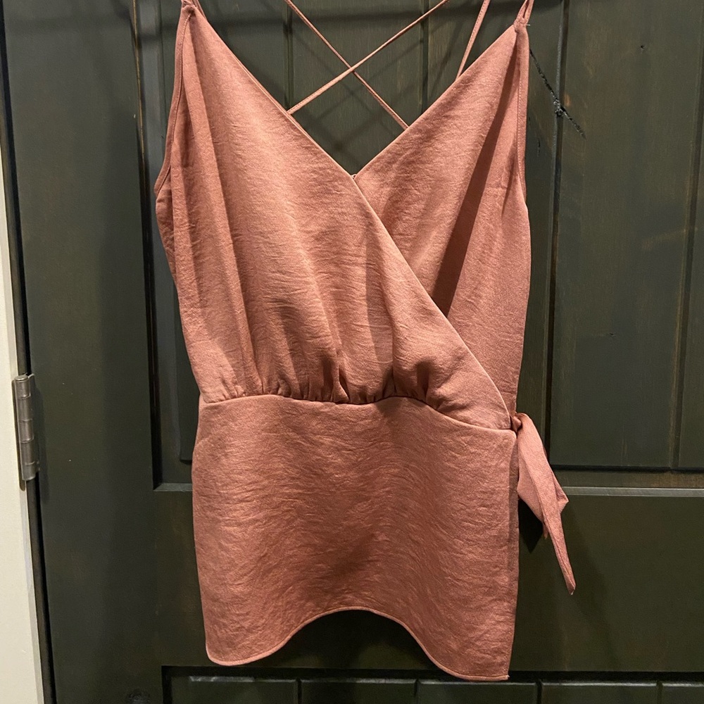 Express rust color dress tank.